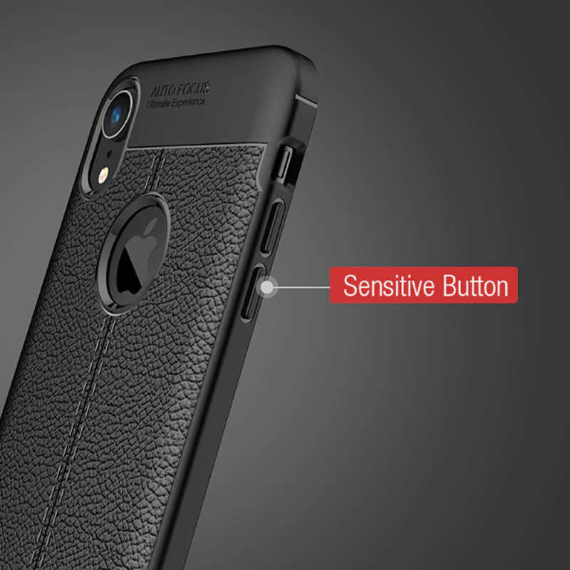 Apple iPhone XR 6.1 Kılıf Zore Niss Silikon Kapak Lacivert