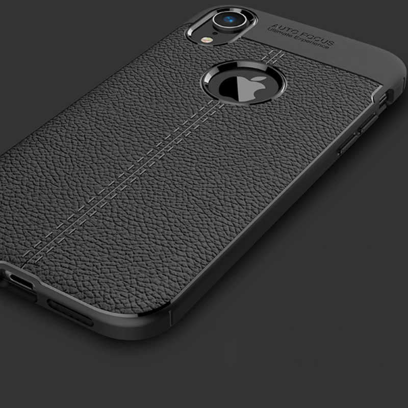 Apple iPhone XR 6.1 Kılıf Zore Niss Silikon Kapak Gri