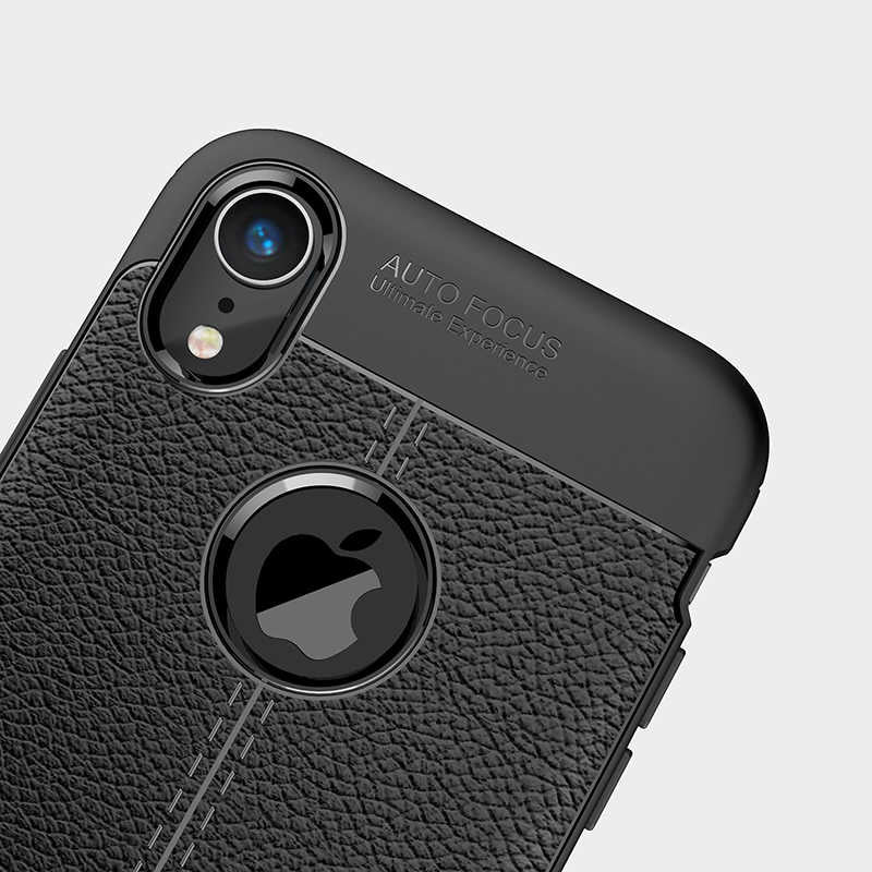 Apple iPhone XR 6.1 Kılıf Zore Niss Silikon Kapak Lacivert