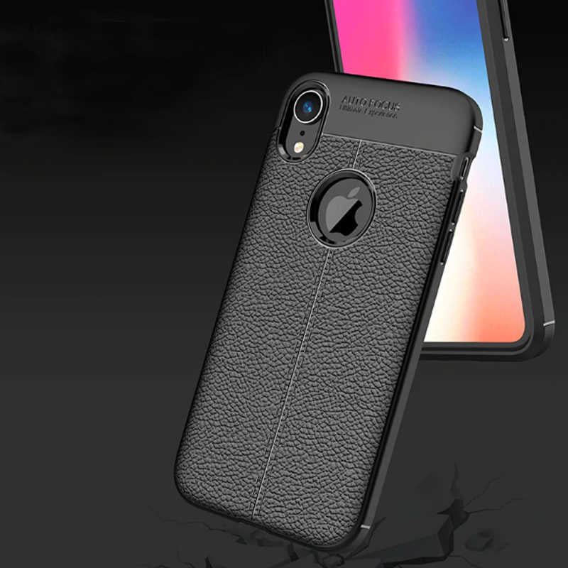 Apple iPhone XR 6.1 Kılıf Zore Niss Silikon Kapak Kırmızı