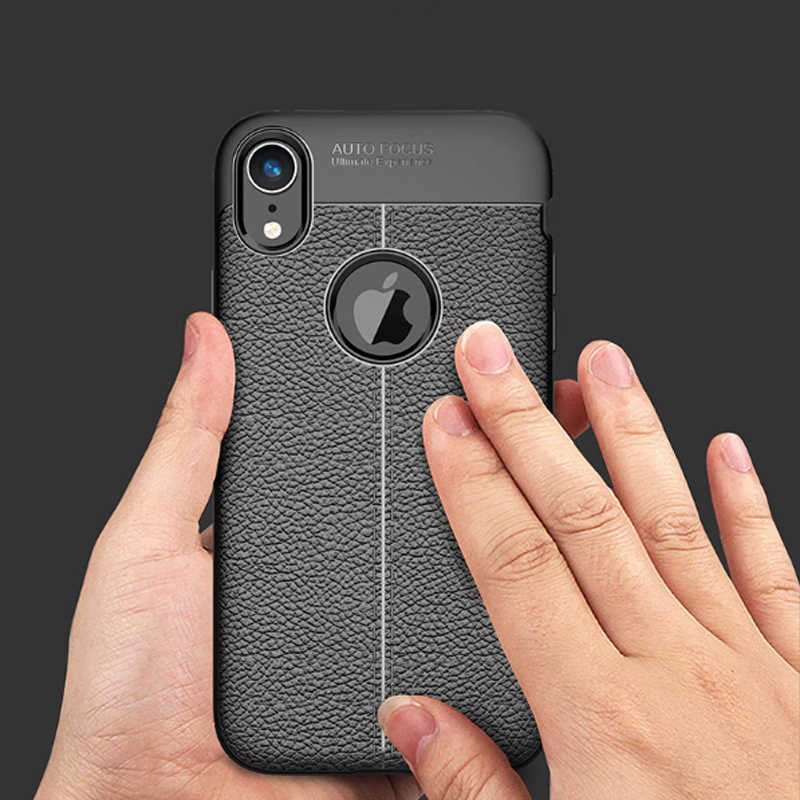 Apple iPhone XR 6.1 Kılıf Zore Niss Silikon Kapak Kırmızı