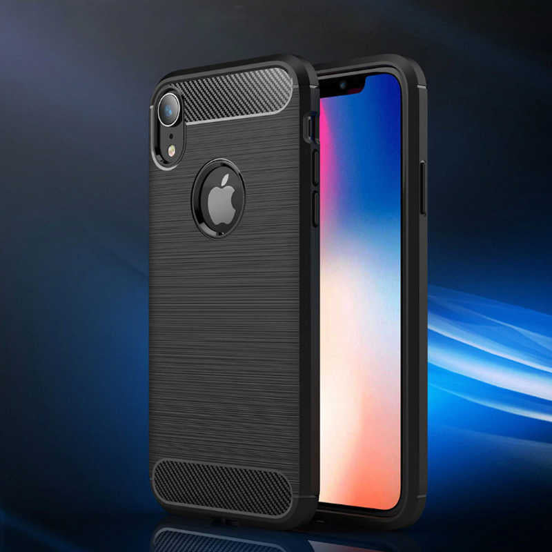 Apple iPhone XR 6.1 Kılıf Zore Room Silikon Kapak Lacivert