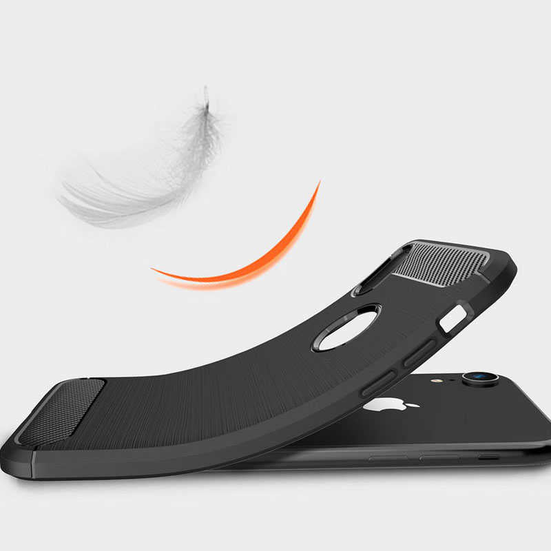Apple iPhone XR 6.1 Kılıf Zore Room Silikon Kapak Gri