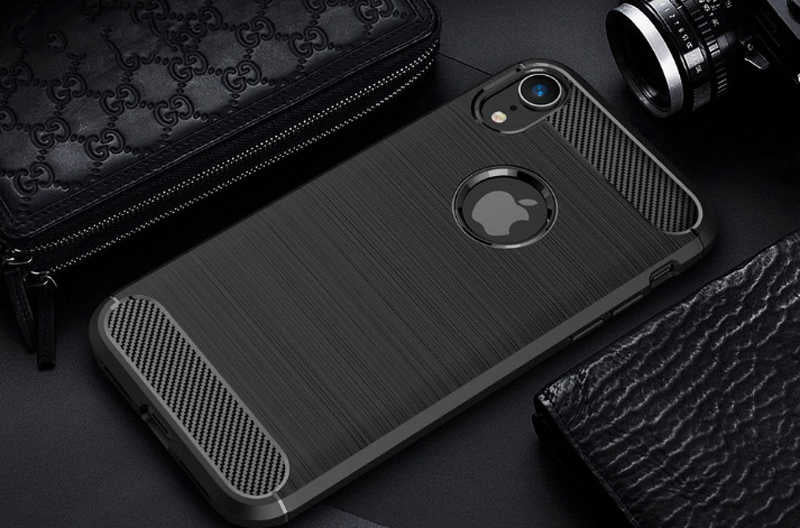 Apple iPhone XR 6.1 Kılıf Zore Room Silikon Kapak Siyah