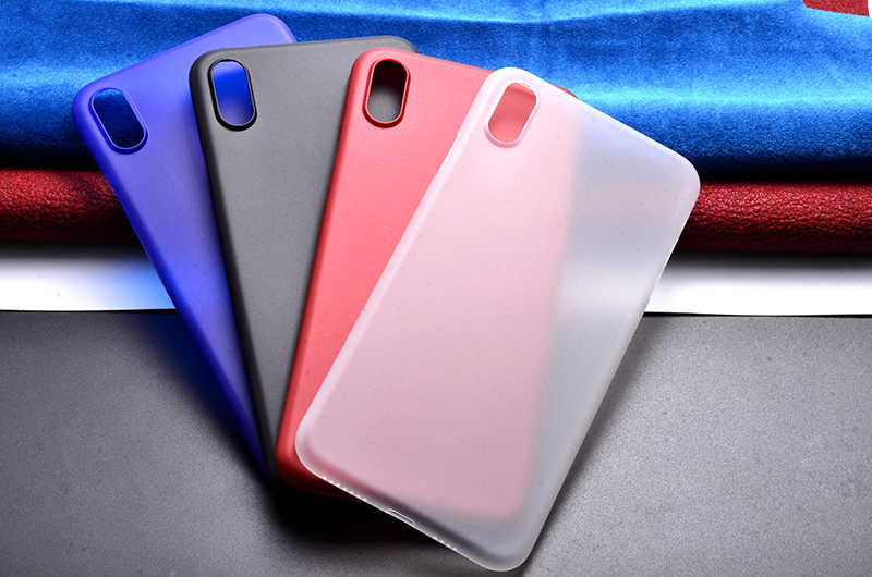 Apple iPhone XS Max 6.5 Kılıf Zore 1.Kalite PP Silikon Beyaz