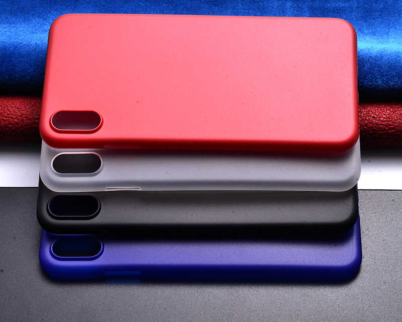 Apple iPhone XS Max 6.5 Kılıf Zore 1.Kalite PP Silikon Mavi