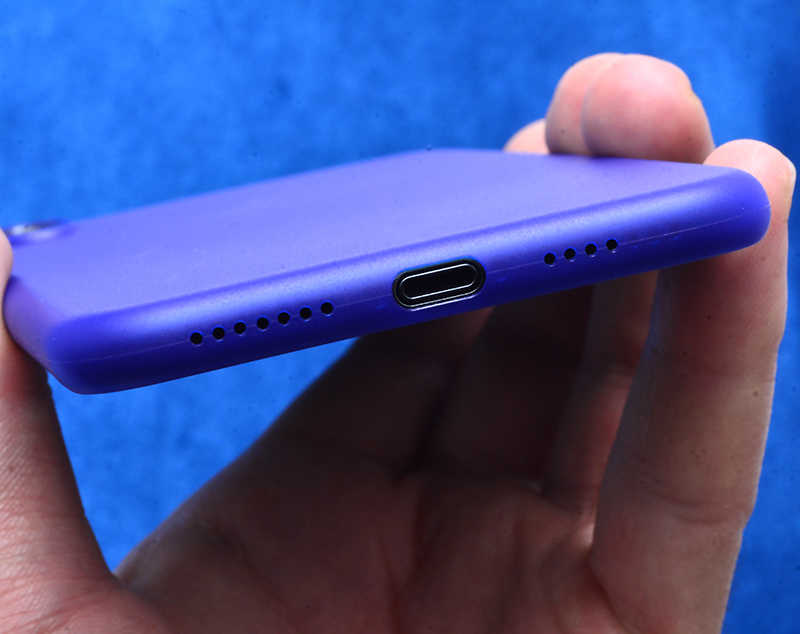 Apple iPhone XS Max 6.5 Kılıf Zore 1.Kalite PP Silikon Mavi