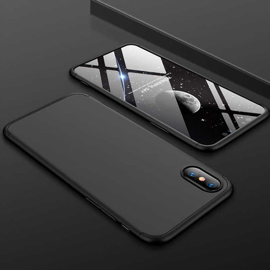 Apple iPhone XS Max 6.5 Kılıf Zore Ays Kapak Siyah