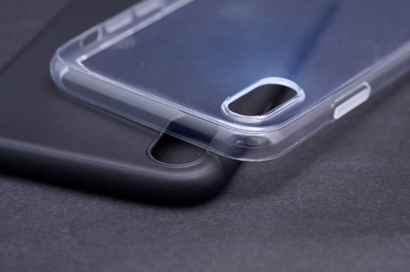 Apple iPhone XS Max 6.5 Kılıf Zore İmax Silikon Renksiz