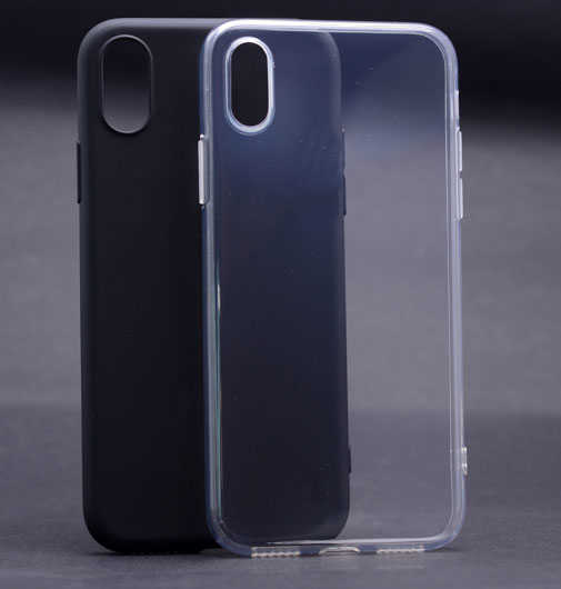 Apple iPhone XS Max 6.5 Kılıf Zore İmax Silikon Renksiz