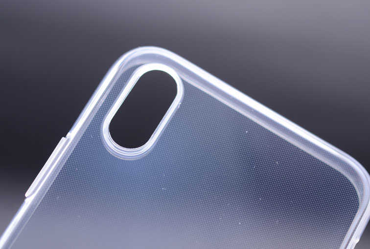 Apple iPhone XS Max 6.5 Kılıf Zore İmax Silikon Renksiz