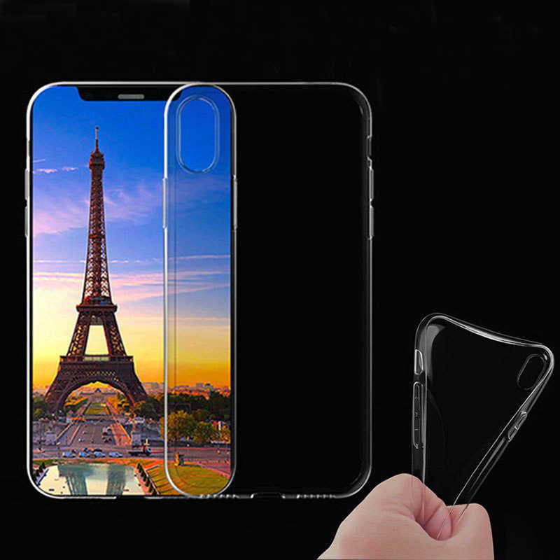Apple iPhone XS Max 6.5 Kılıf Zore İmax Silikon Renksiz