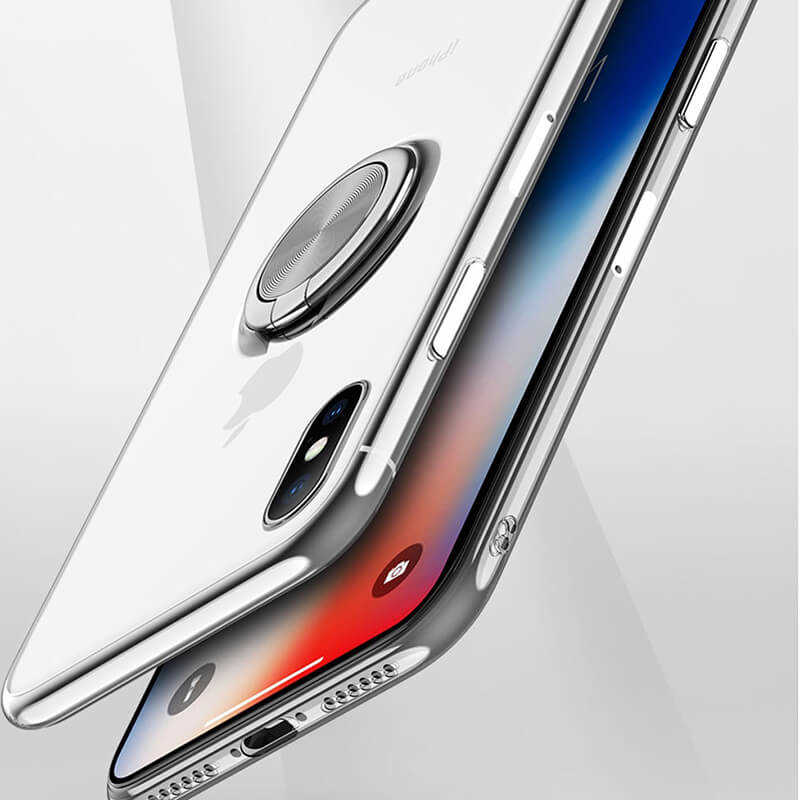 Apple iPhone XS Max 6.5 Kılıf Zore Les Silikon Kırmızı