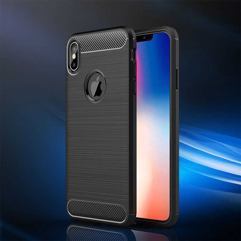 Apple iPhone XS Max 6.5 Kılıf Zore Room Silikon Kapak Siyah