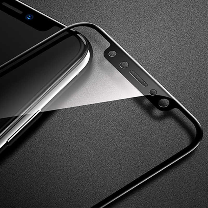 Apple iPhone XS Max 6.5 Zore 3D Latte Cam Ekran Koruyucu Siyah