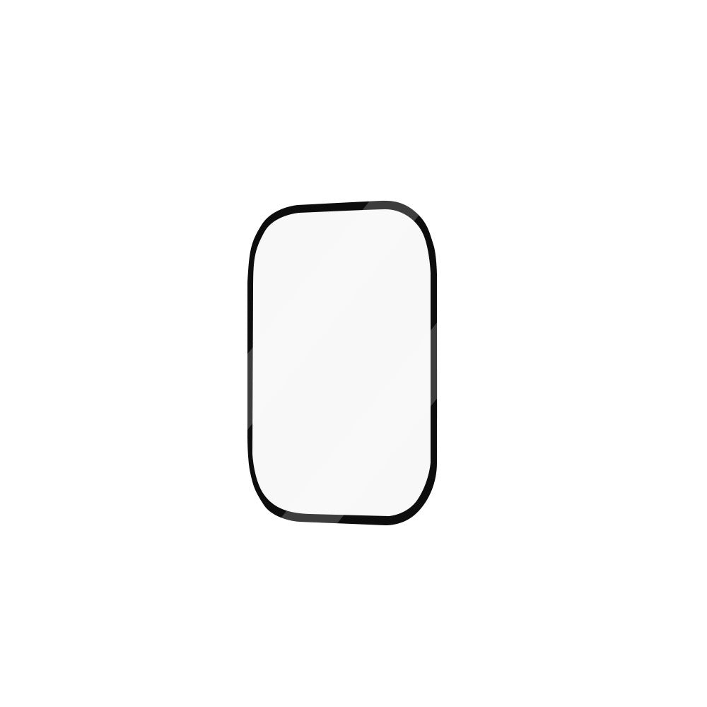 Apple Watch 10 42mm Çizilmeyi Önleyici Zore First Class Zore PMMA Pet Saat Ekran Koruyucu Siyah