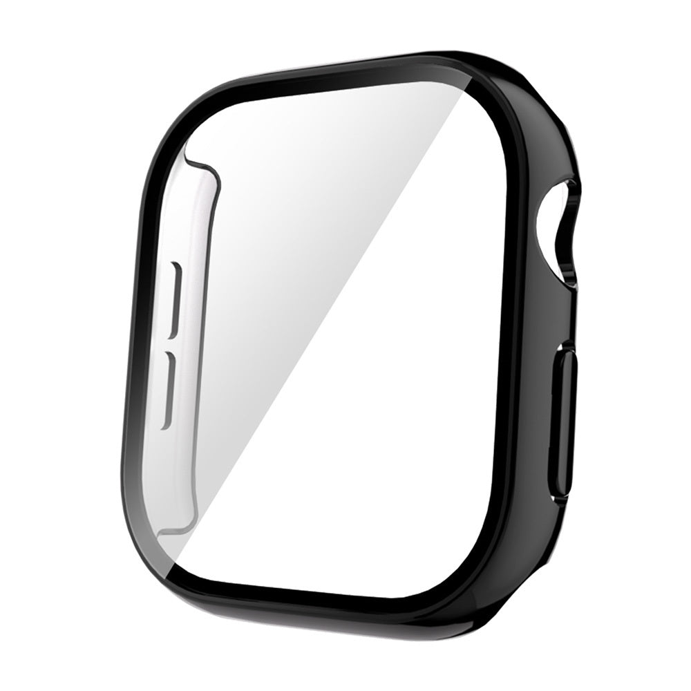 Apple Watch 10 42mm Sert PC Kasa Electroplatink Çerçeveli Ekran Koruyucu Zore Watch Gard 36 Colorful