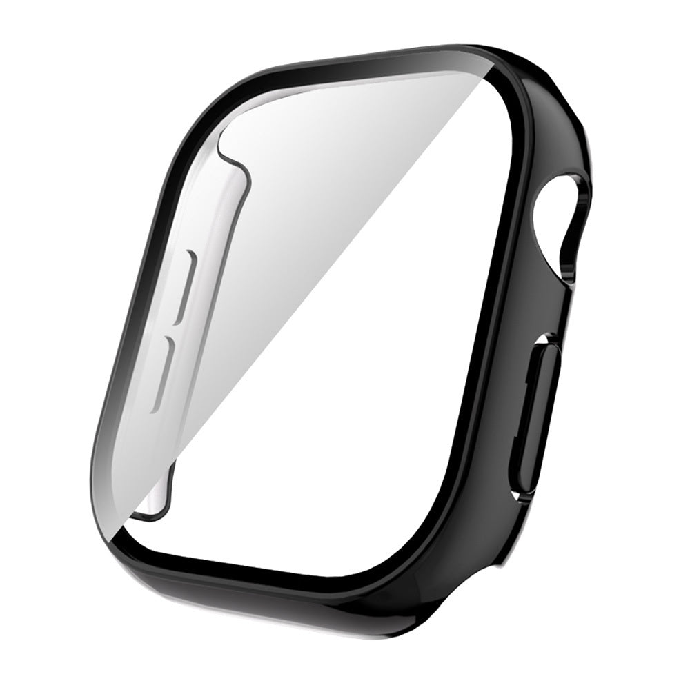 Apple Watch 10 42mm Sert PC Kasa Electroplatink Çerçeveli Ekran Koruyucu Zore Watch Gard 36 Colorful