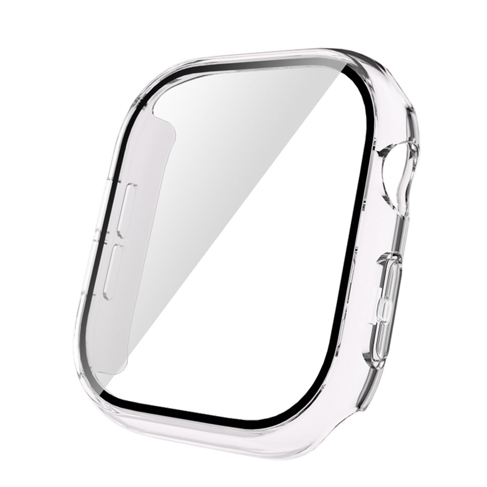 Apple Watch 10 42mm Sert PC Kasa Electroplatink Çerçeveli Ekran Koruyucu Zore Watch Gard 36 Colorful