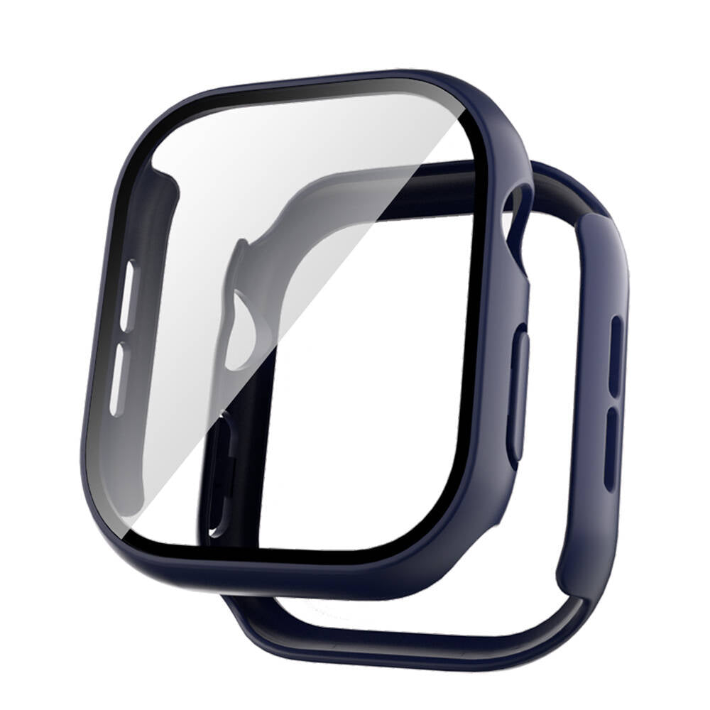 Apple Watch 10 42mm Sert PC Kasa ve Ekran Koruyucu Zore Watch Gard 35 Rose Gold