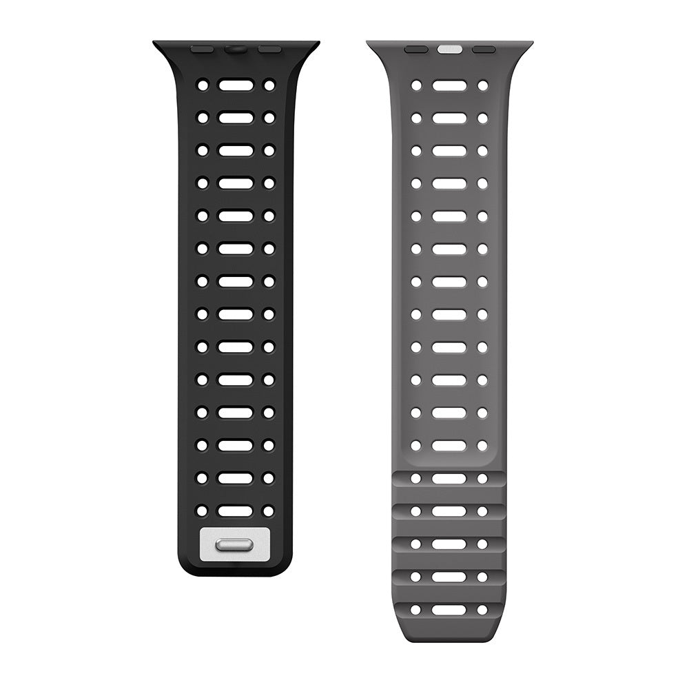 Apple Watch 10 42mm Zore KRD-124 Silikon Kordon Strap Kayış Sarı