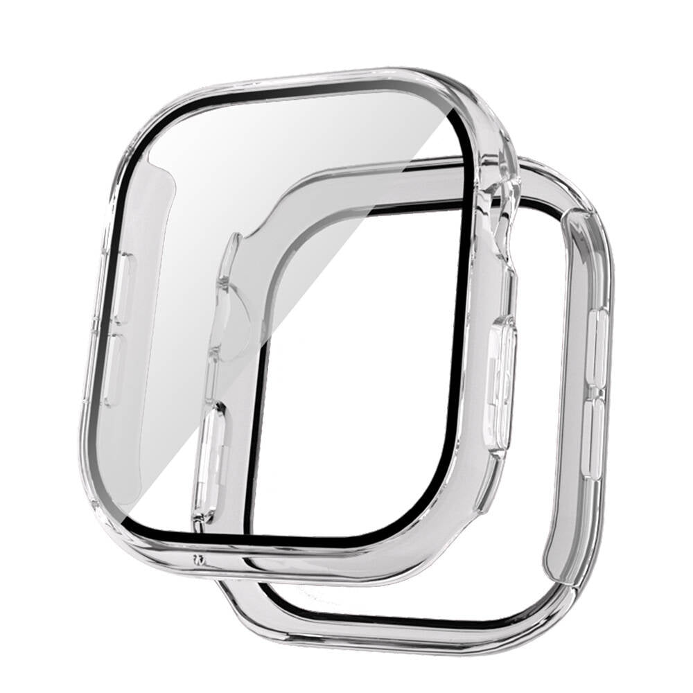 Apple Watch 10 46mm Sert PC Kasa ve Ekran Koruyucu Zore Watch Gard 35 Starlight