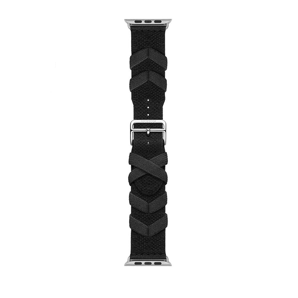 Apple Watch 38mm Zore KRD-97 Sarmal Örgü Tasarımlı Kordon Kırmızı
