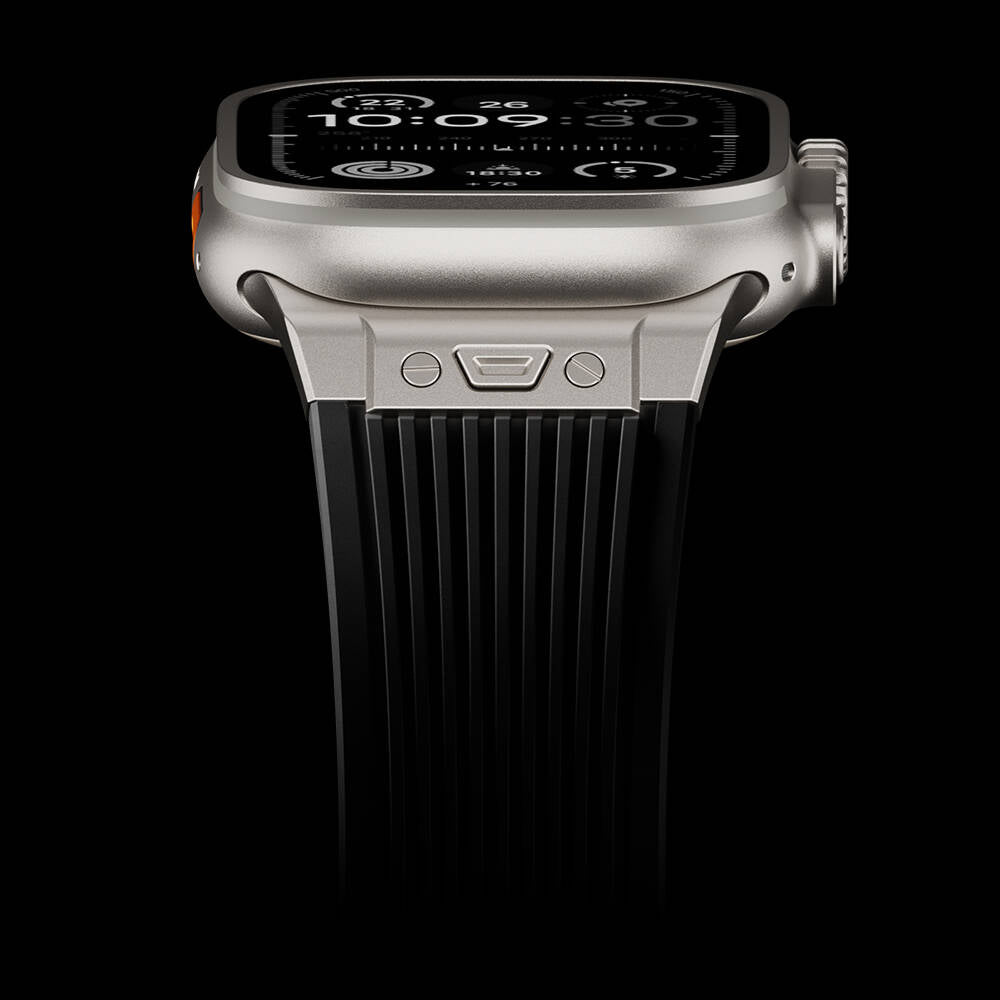 Apple Watch 42mm Zore KRD-113 Spor Görünümlü Silikon Kordon Starlight