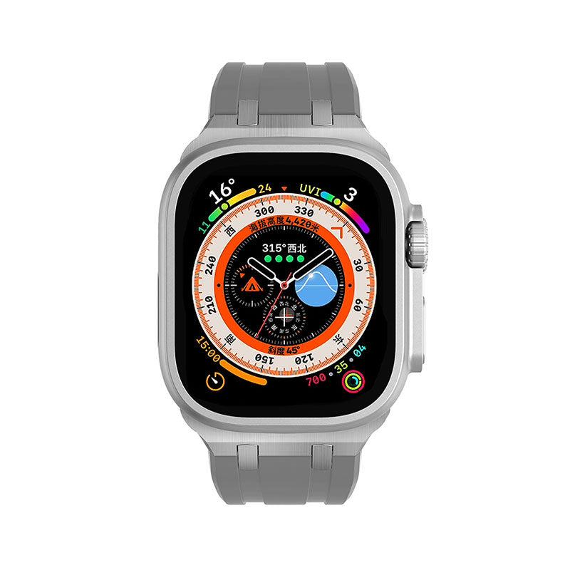 Apple Watch 42mm Zore KRD-89 Silikon Kordon Beyaz