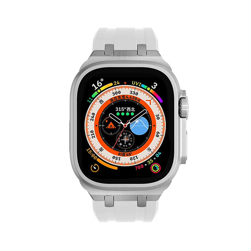 Apple Watch 42mm Zore KRD-89 Silikon Kordon Siyah