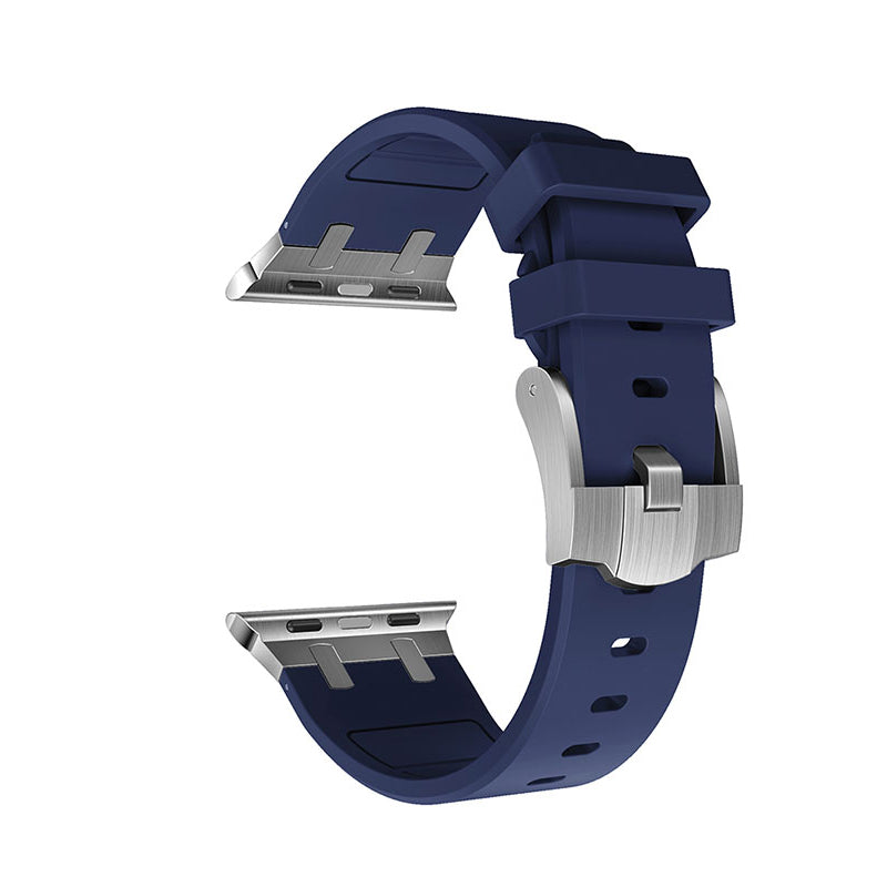 Apple Watch 42mm Zore KRD-89 Silikon Kordon Siyah