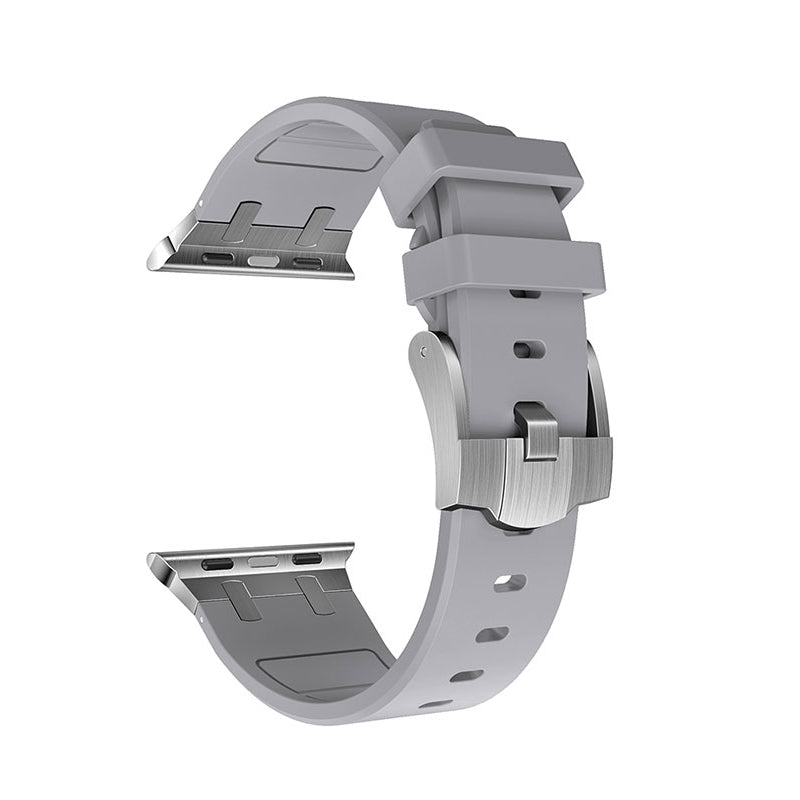 Apple Watch 42mm Zore KRD-89 Silikon Kordon Siyah