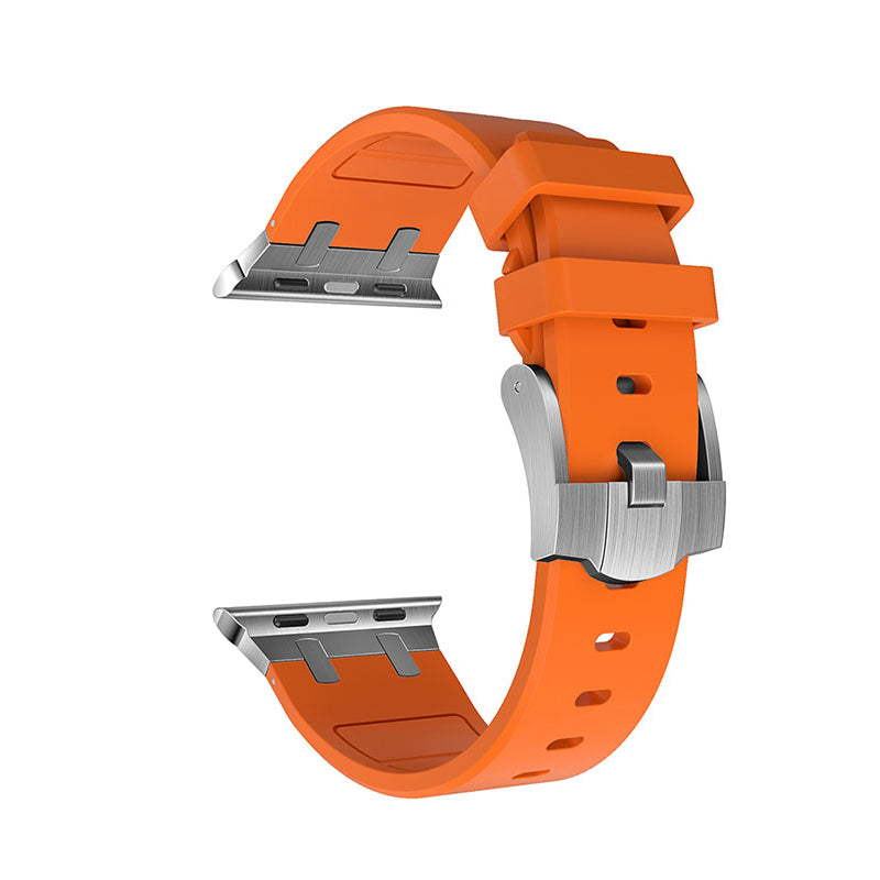 Apple Watch 42mm Zore KRD-89 Silikon Kordon Siyah