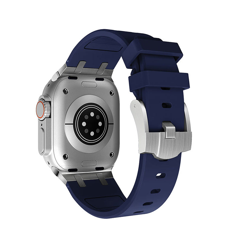 Apple Watch 42mm Zore KRD-89 Silikon Kordon Siyah
