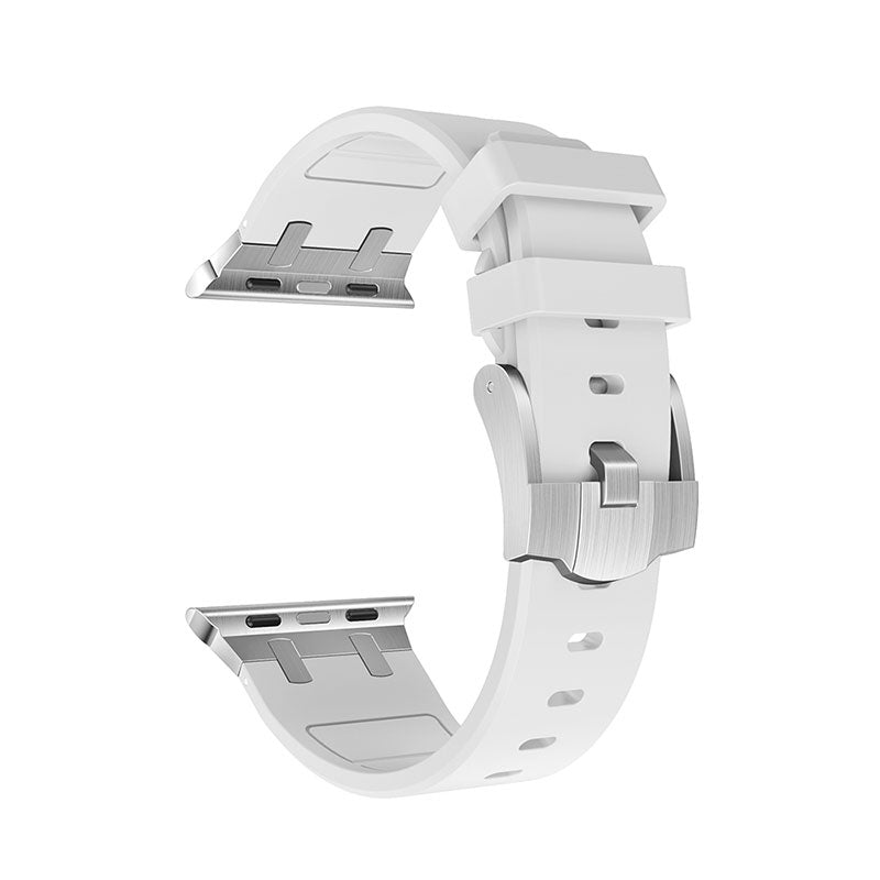 Apple Watch 42mm Zore KRD-89 Silikon Kordon Beyaz
