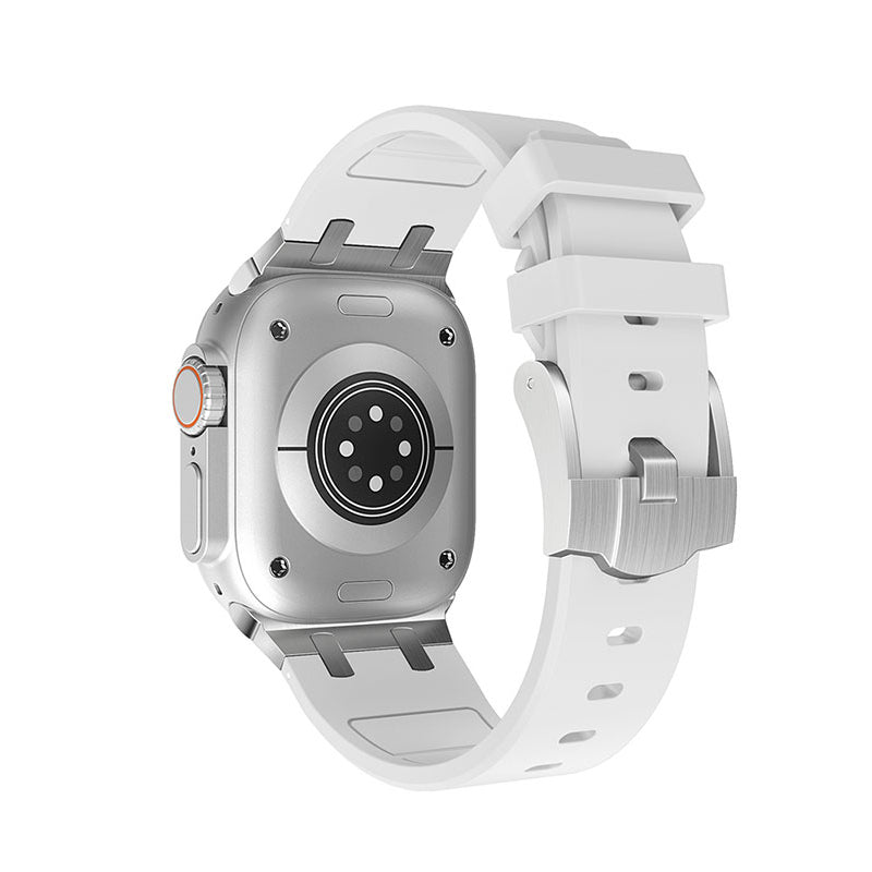 Apple Watch 42mm Zore KRD-89 Silikon Kordon Beyaz
