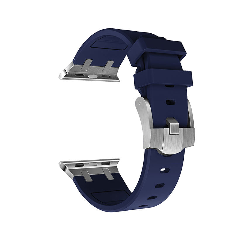 Apple Watch 42mm Zore KRD-89 Silikon Kordon Siyah