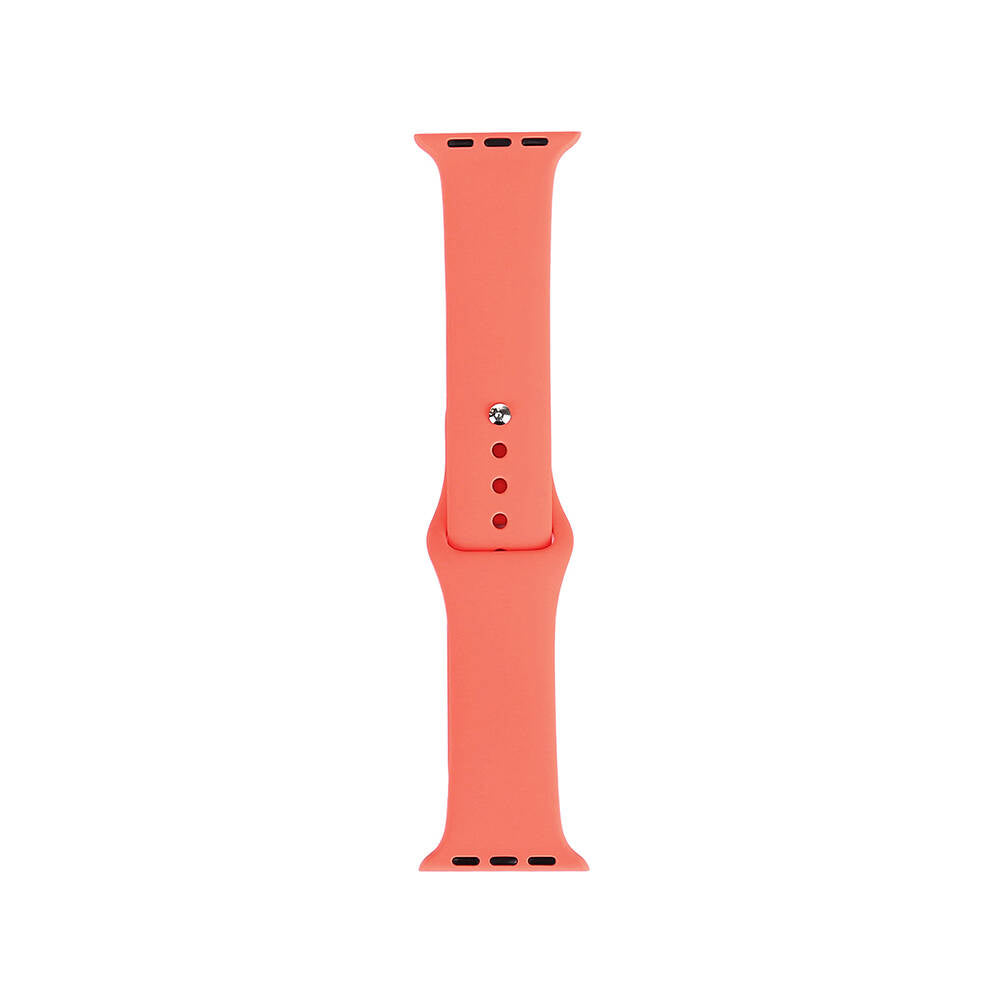 Apple Watch 44mm Band Serisi Klasik Kordon Silikon Strap Kayış New Purple