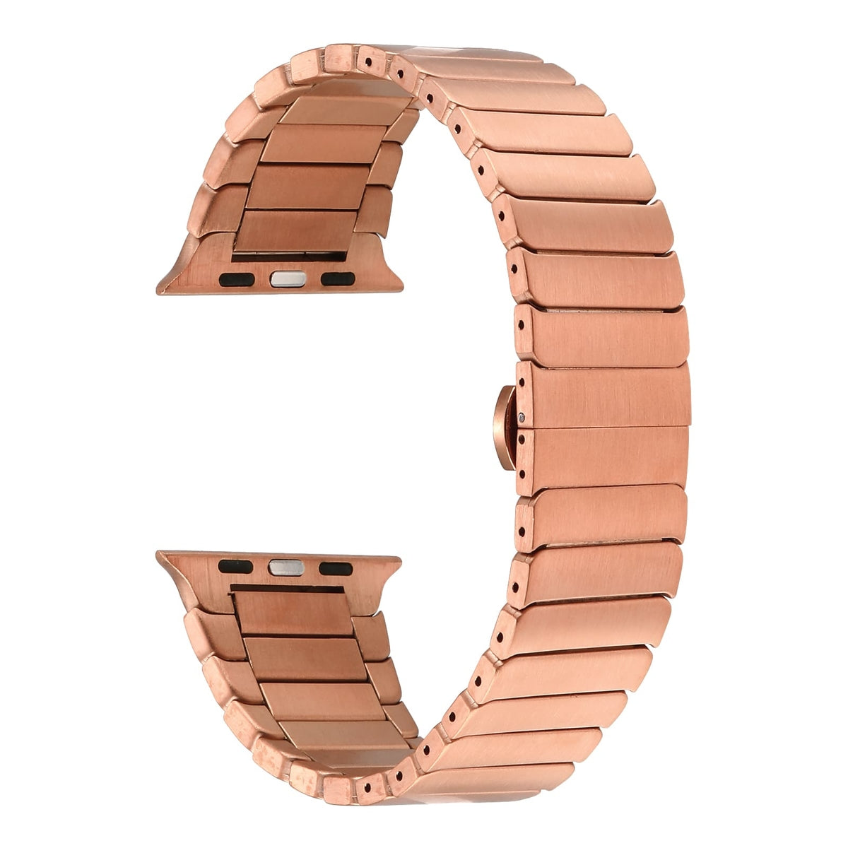 Apple Watch 44mm Kordon KRD-79 Metal Strap Kayış Gri