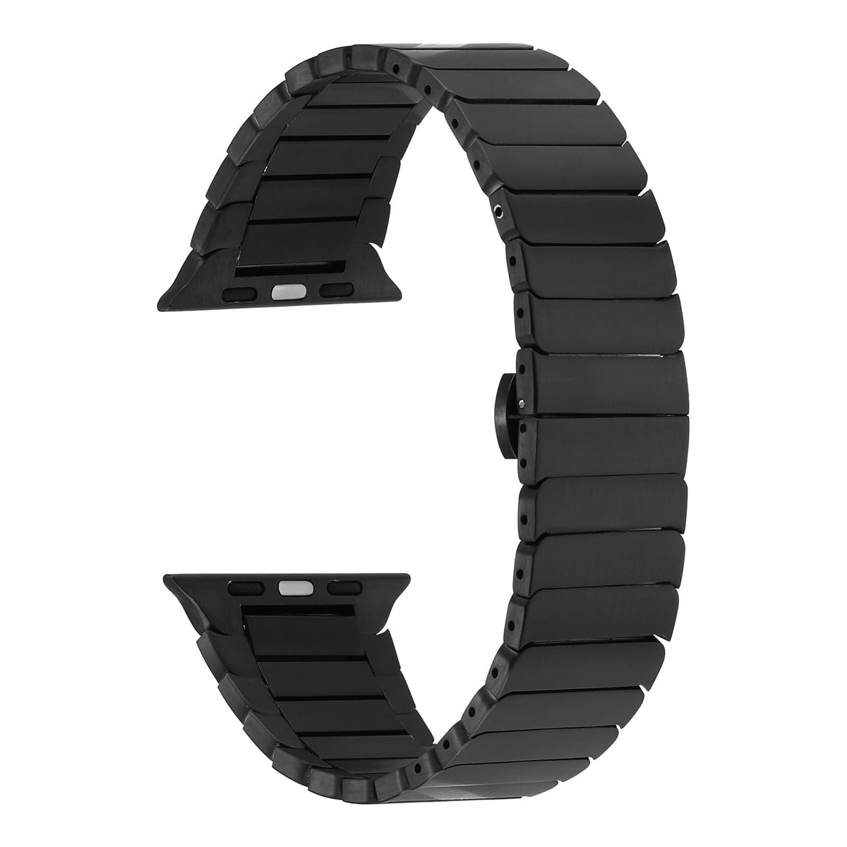 Apple Watch 44mm Kordon KRD-79 Metal Strap Kayış Gri