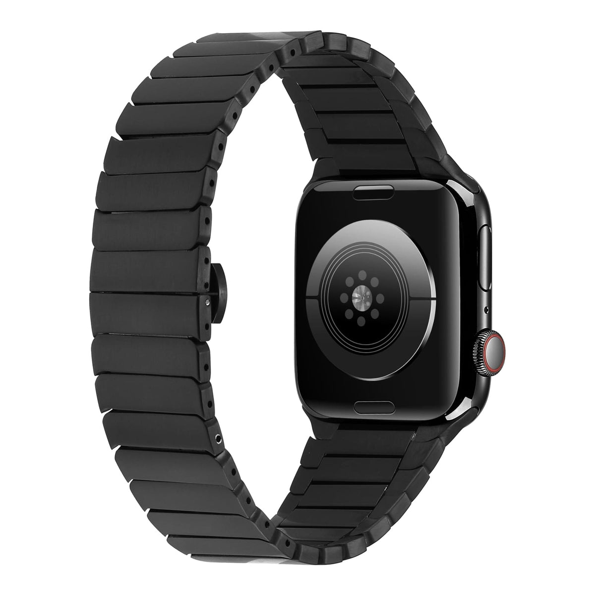 Apple Watch 44mm Kordon KRD-79 Metal Strap Kayış Gri