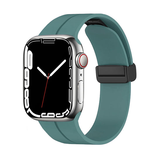 Apple Watch 7 41mm Zore KRD-84 Silikon Kordon Yeşil
