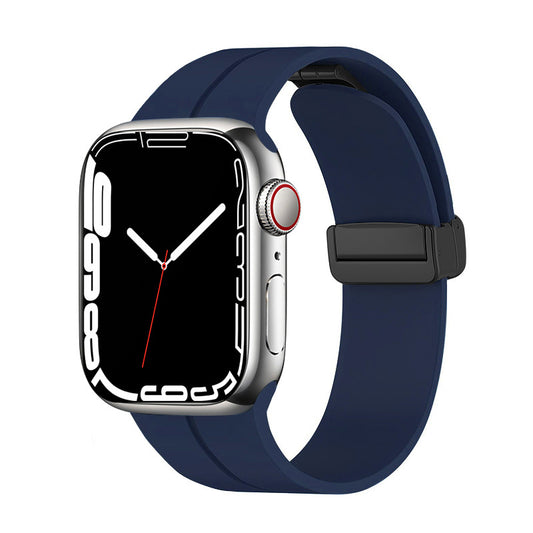 Apple Watch 7 41mm Zore KRD-84 Silikon Kordon Lacivert