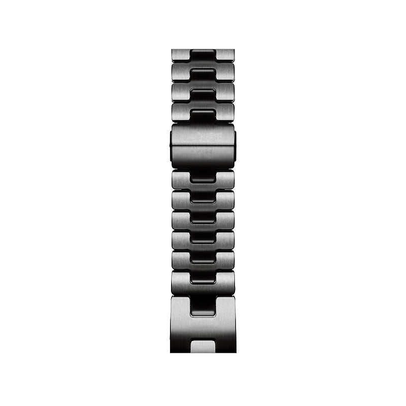 Apple Watch 7 45mm Zore KRD-125 Metal Kordon Strap Kayış Gümüş