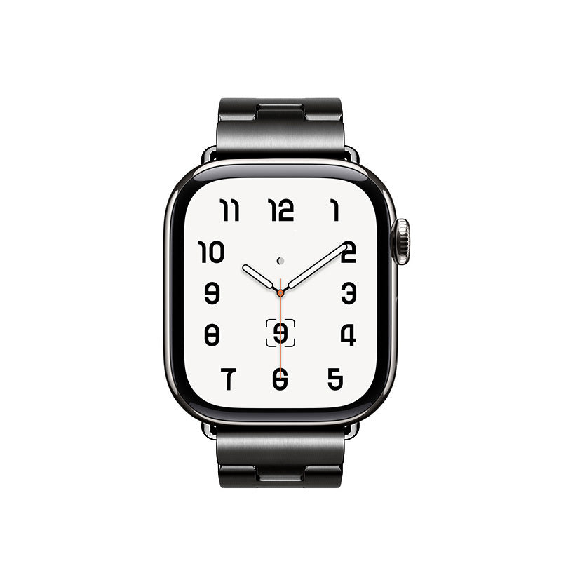Apple Watch 7 45mm Zore KRD-125 Metal Kordon Strap Kayış Gümüş