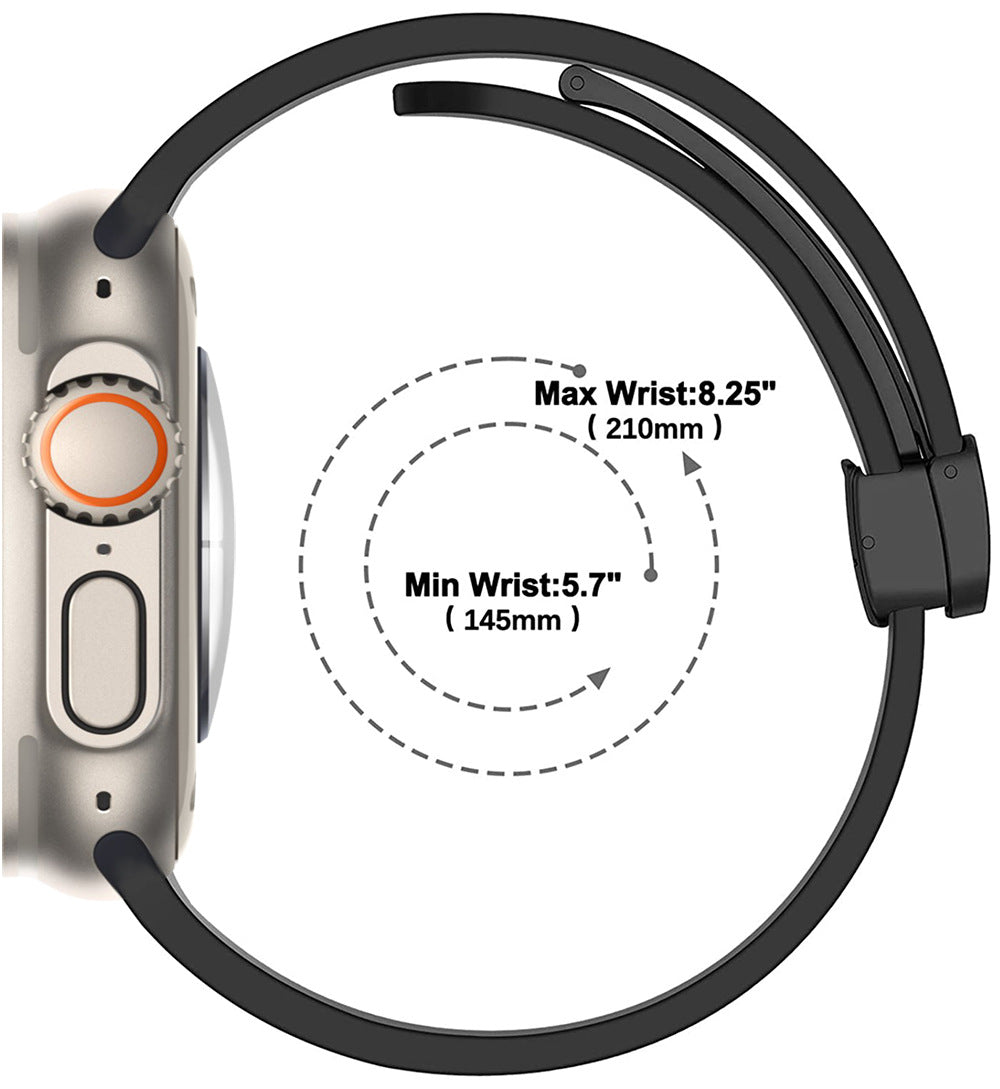 Apple Watch Ultra 49mm Zore KRD-84 Silikon Kordon Kırmızı