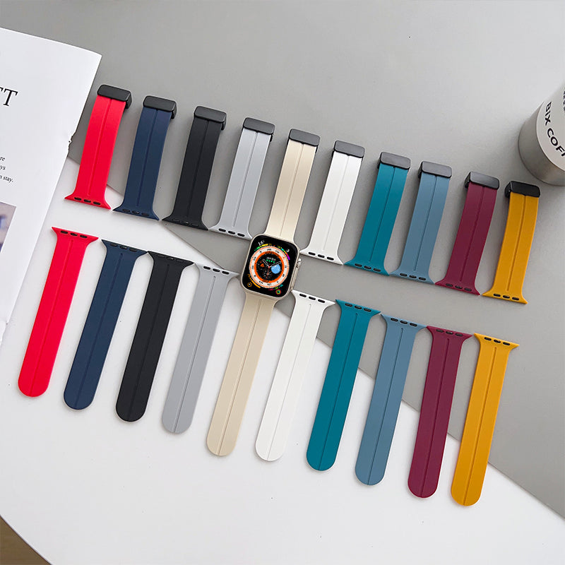 Apple Watch Ultra 49mm Zore KRD-84 Silikon Kordon Kırmızı