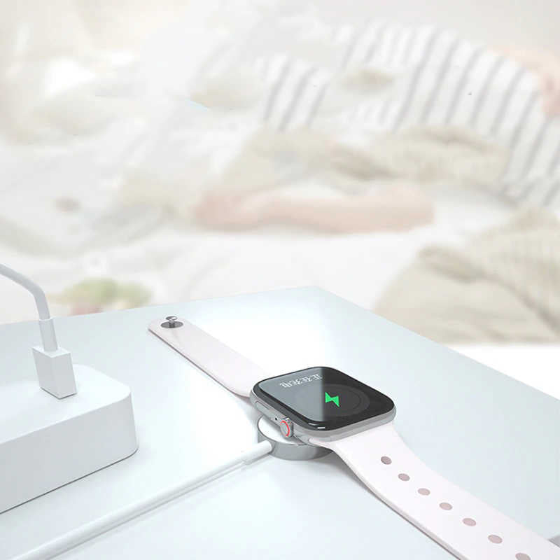 Apple Watch Zore Type-C Şarj Kablosu Beyaz