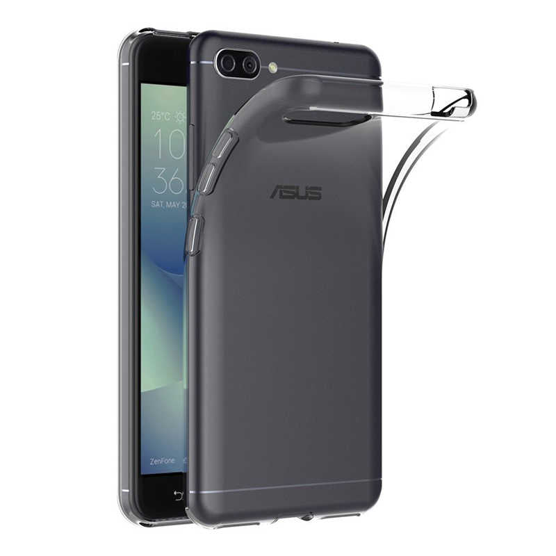 Asus Zenfone 4 Max ZC520KL Kılıf Zore Süper Silikon Kapak Renksiz