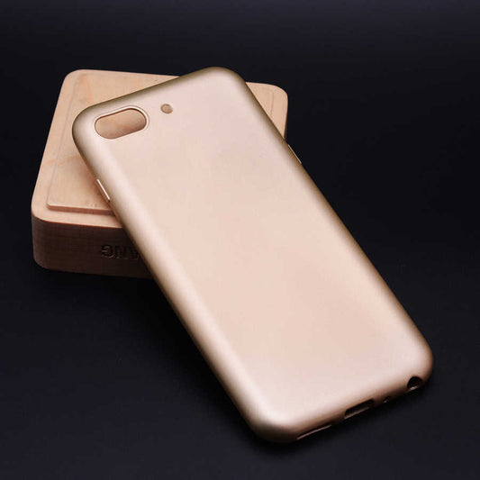 Asus Zenfone 4 Max ZC520KL Kılıf Zore Premier Silikon Kapak Gold